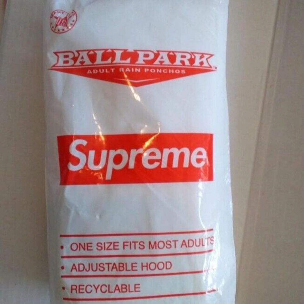 Supreme ballpark poncho Box logo multi color Rare #supreme #supremenewyor